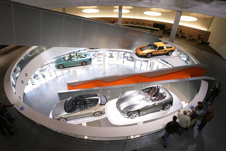 Музей Mercedes-Benz, Штутгарт, Земля Баден-Вюртемберг, Германия, Европа
